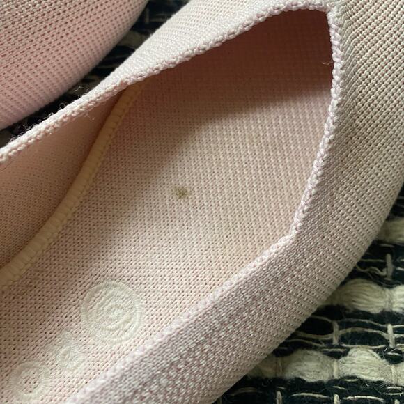 🌿Rothy’s Women’s The Daily Flat Pink Round Toe Slip On Ballet Shoes 9.5 - Picture 4 of 9